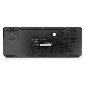 ENDORFY Klávesnice Thock TKL Wireless CZ Red, Mechanická, Bezdrátová, černá