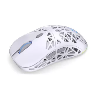 Endorfy Herní myš LIV Wireless Onyx White, Bezdrátová, ARGB, bílá