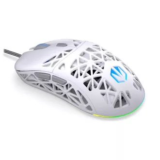 Endorfy Herní myš LIV Onyx White, Drátová, ARGB, bílá