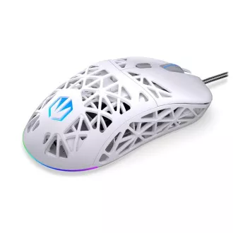 Endorfy Herní myš LIV Onyx White, Drátová, ARGB, bílá