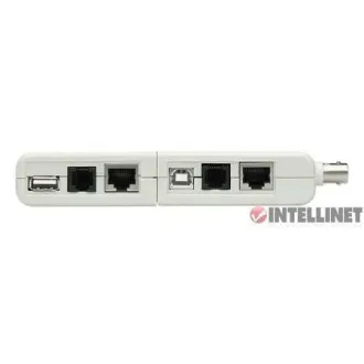 Intellinet Cable Tester, 4-in-1, RJ11, RJ45, USB and BNC