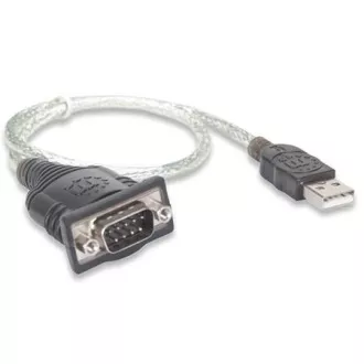 MANHATTAN převodník z USB na sériový port (USB AM / DB9M, RS232), blistr MANHATTAN převodník z USB na sériový port (USB AM / DB9M, RS232), blistr