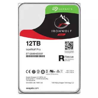 SEAGATE HDD 12TB IRONWOLF PRO (NAS), 3.5", SATAIII, 7200 RPM, Cache 256MB, CMR