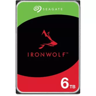 SEAGATE HDD 6TB IRONWOLF (NAS), 3.5", SATAIII, 5400 RPM, Cache 256MB, CMR SEAGATE HDD 6TB IRONWOLF (NAS), 3.5", SATAIII, 5400 RPM, Cache 256MB, CMR