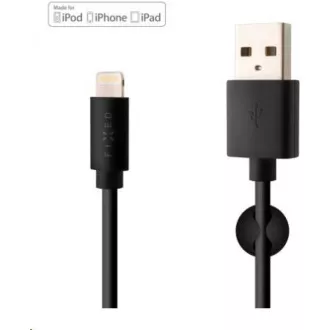 Fixed datový a nabíjecí kabel, USB-A -> Lightning (MFI), 20 W, délka 1 m, bílá