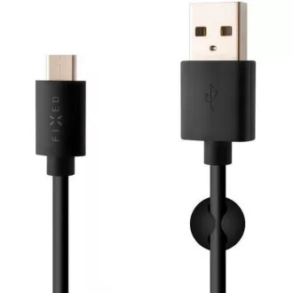 Fixed datový a nabíjecí kabel, USB-A -> USB-C, 20 W, délka 1 m, černá