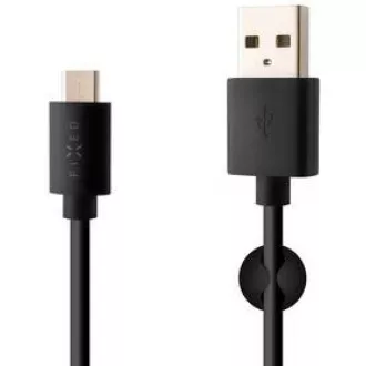 Fixed datový a nabíjecí kabel, USB-A -> USB-C, 20 W, délka 2 m, černá