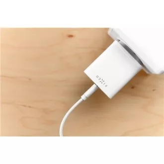 Fixed nabíječka do sítě, konektor USB-C + USB-A, podpora PD, 30 W, bílá Fixed nabíječka do sítě, konektor USB-C + USB-A, podpora PD, 30 W, bílá