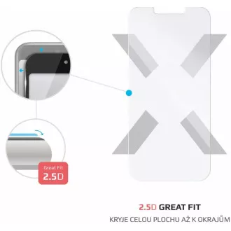 FIXED ochranné sklo Full-Cover pro Apple iPhone 13 Mini, černá