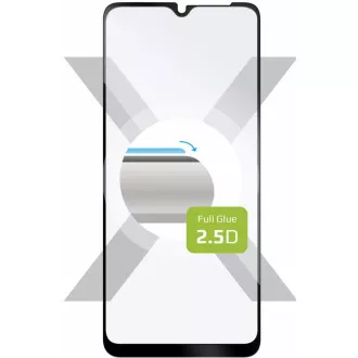 FIXED ochranné sklo Full-Cover pro Samsung Galaxy A12, černá