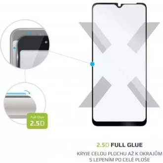 FIXED ochranné sklo Full-Cover pro Samsung Galaxy A12, černá