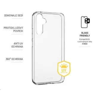 FIXED gelový zadní kryt Slim AntiUV pro Samsung A34 5G, čirá