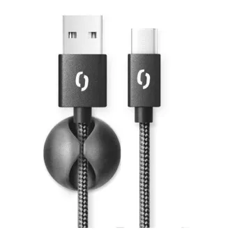 ALIGATOR datový kabel PREMIUM 2A, USB-C, délka 2 m, černá