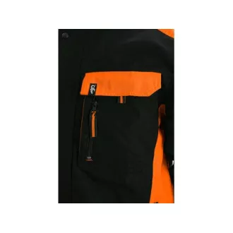 Blůza CXS SIRIUS BRIGHTON, černo-oranžová, vel.48