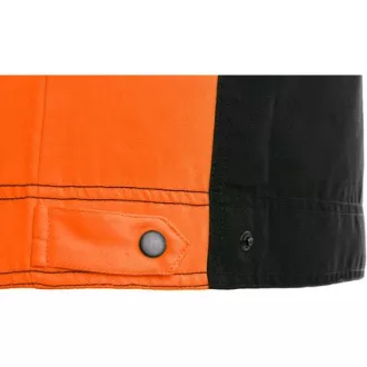 Blůza CXS SIRIUS BRIGHTON, černo-oranžová, vel.60