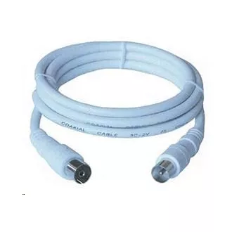 PREMIUMCORD TV kabel anténní propojovací 5m (koaxiální, M/F, 75 Ohm)