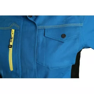 Blůza CXS STRETCH, 170-176cm, pánská, středně modrá-černá, vel. 62