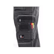Kalhoty do pasu CXS ORION TEODOR, pánské, šedo-černé, vel. 44
