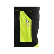 Kalhoty do pasu CXS SIRIUS BRIGHTON, zimní, pánské, černo-žluté, vel.48-50