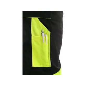 Kalhoty do pasu CXS SIRIUS BRIGHTON, zimní, pánské, černo-žluté, vel.52-54 Kalhoty do pasu CXS SIRIUS BRIGHTON, zimní, pánské, černo-žluté, vel.52-54