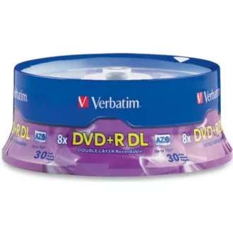VERBATIM DVD+R(25-pack)/Spindle Double Layer 8X 8.5GB Inkjet Printable
