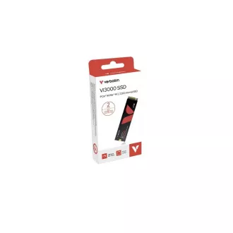 VERBATIM SSD Vi3000 Internal PCIe NVMe M.2 SSD 2TB, W 3000/ R 3300 MB/s