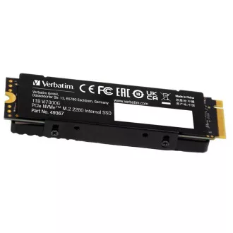 VERBATIM SSD Vi7000G Internal PCIe NVMe M.2 SSD 1TB, W 5500/ R 7400MB/s