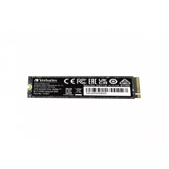 VERBATIM SSD Vi5000 Internal PCIe NVMe M.2 SSD 2TB, W 4300/ R 5000 MB/s