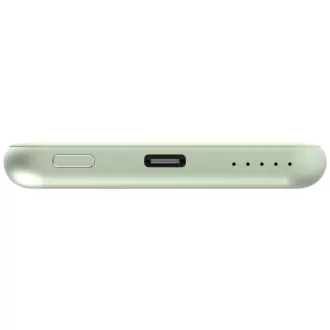 VERBATIM Powerbanka Charge 'n' Go, Magnetická, 5000 mAh, USB-C, Zelená