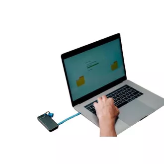 VERBATIM externí SSD 1TB Pocket USB3.2 Gen 2, černá/modrá