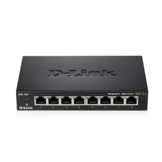 D-Link DGS-108 8-port Gigabit Metal Housing Desktop Switch