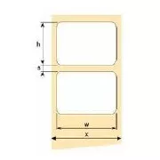OEM termoetikety 100mm x 150mm termoetikety, cena za 500 ks, BPA free