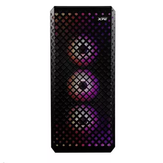ADATA XPG case DEFENDER PRO Mid-Tower, bez zdroje, 3x 120mm ARGB Fan, Černá
