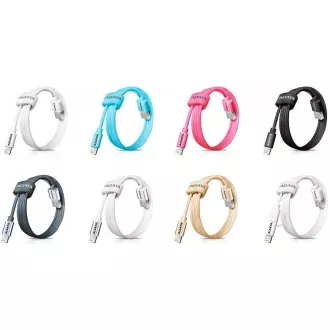 ADATA Sync & Charge Lightning kabel - USB A 2.0, 100cm, plastový, bílý