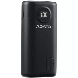 ADATA PowerBank AP10000 - externí baterie pro mobil/tablet 10000mAh, černá (37Wh) USB-C ADATA PowerBank AP10000 - externí baterie pro mobil/tablet 10000mAh, černá (37Wh) USB-C