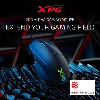 ADATA XPG herní myš ALPHA, USB-C, RGB