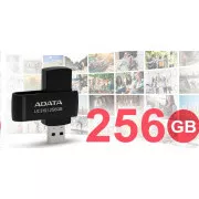 ADATA Flash Disk 256GB UC310, USB 3.2, černá