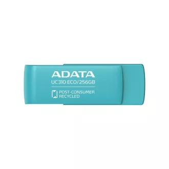 ADATA Flash Disk 256GB UC310E ECO, USB 3.2, modrá