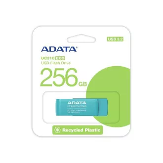 ADATA Flash Disk 256GB UC310E ECO, USB 3.2, modrá