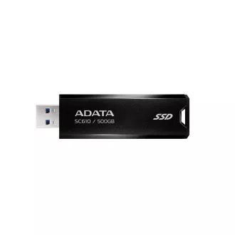 ADATA Externí SSD 500GB SC610, USB-A 3.2, černá