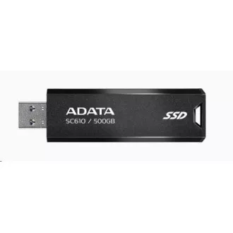 ADATA Externí SSD 2TB SC610, USB-A 3.2, černá