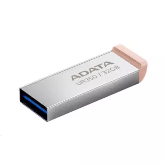 ADATA Flash Disk 32GB UR350, USB 3.2 Dash Drive, kov hnědá