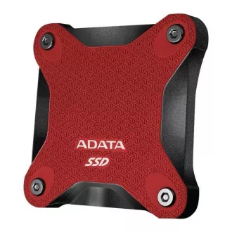 ADATA Externí SSD 512GB SD620, USB Micro-B, USB 3.2 Gen 2, R:520/W:460MB/s, červená