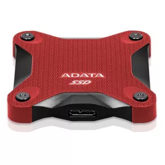 ADATA Externí SSD 512GB SD620, USB Micro-B, USB 3.2 Gen 2, R:520/W:460MB/s, červená