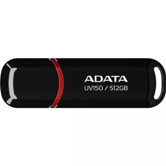 ADATA Flash Disk 512GB UV150, USB 3.2, černá