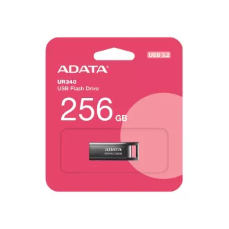ADATA Flash Disk 256GB UR340, USB 3.2, černá