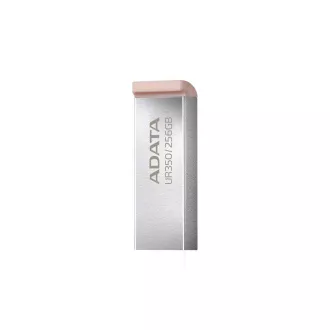 ADATA Flash Disk 256GB UR350, USB 3.2, stříbrno-hnědá