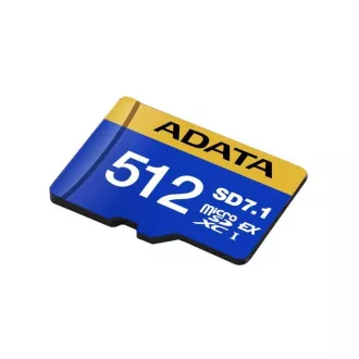 ADATA MicroSDXC karta 512GB Premier Extreme SD7.1, U3, C10, V30 (R:800/W:700 MB/s) ADATA MicroSDXC karta 512GB Premier Extreme SD7.1, U3, C10, V30 (R:800/W:700 MB/s)