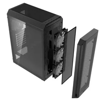 ADATA XPG case VALOR AIR PLUS Mid-Tower, bez zdroje, 4x 120mm Fan, Černá ADATA XPG case VALOR AIR PLUS Mid-Tower, bez zdroje, 4x 120mm Fan, Černá