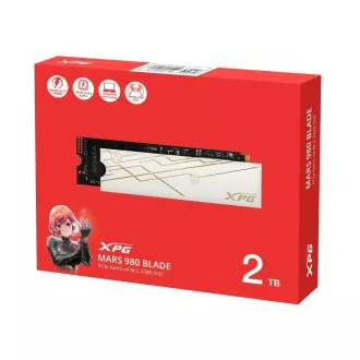ADATA SSD 2TB XPG MARS 980 BLADE, PCIe Gen5x4, M.2 2280, (R:14000/ W:13000MB/s)